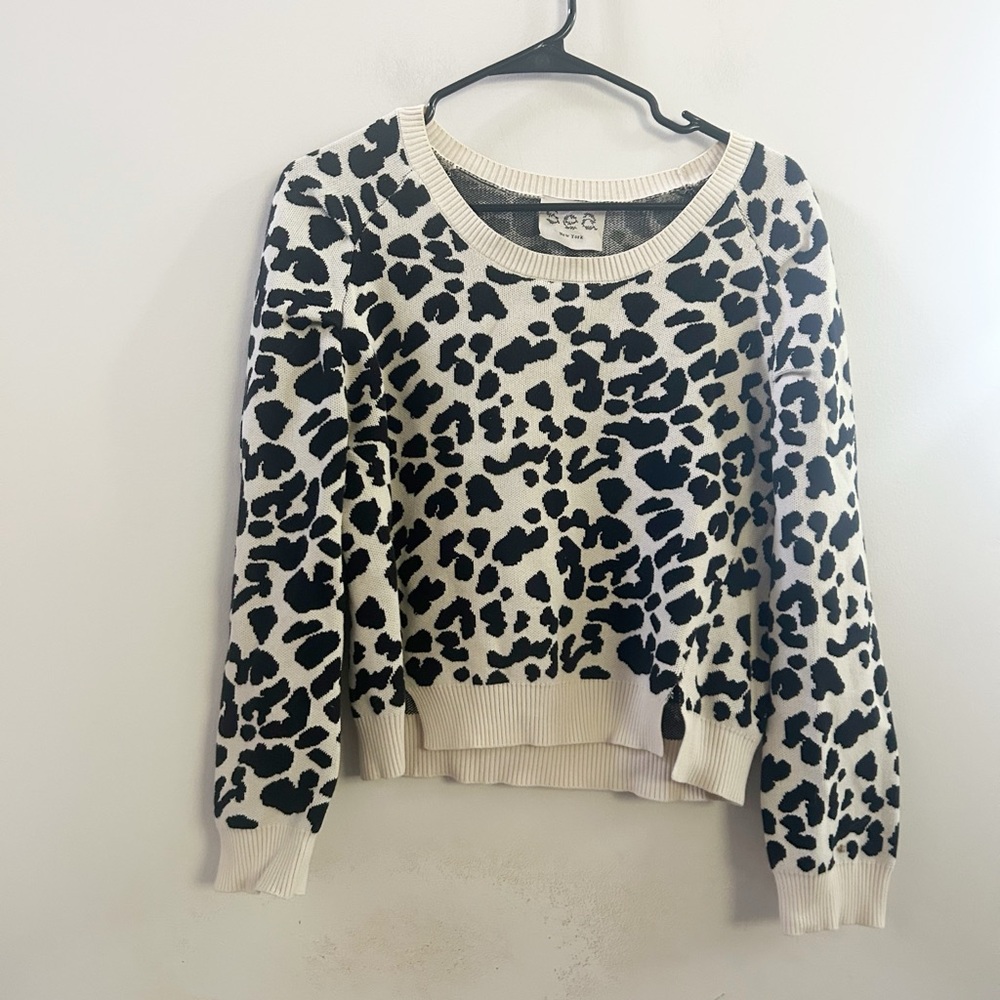 Sea New York leopard printed sweater small